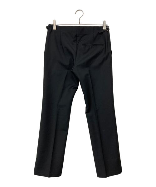 ALEXANDER McQUEEN（アレキサンダーマックイーン）ALEXANDER McQUEEN (アレキサンダーマックイーン) モヘアブレンドスラックス ブラック サイズ:44の古着・服飾アイテム