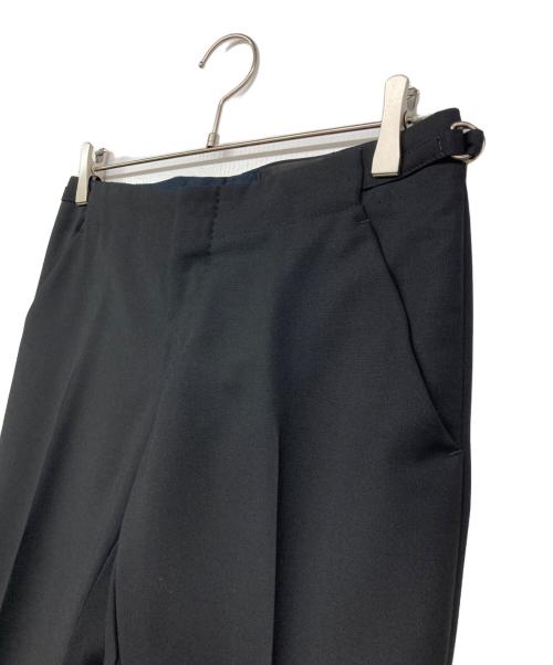 ALEXANDER McQUEEN（アレキサンダーマックイーン）ALEXANDER McQUEEN (アレキサンダーマックイーン) モヘアブレンドスラックス ブラック サイズ:44の古着・服飾アイテム