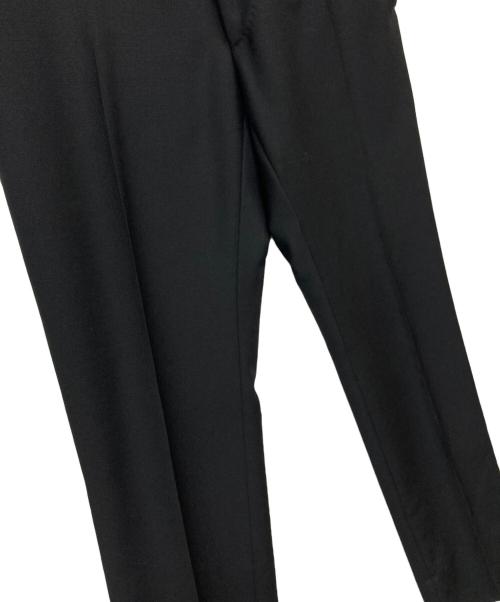 ALEXANDER McQUEEN（アレキサンダーマックイーン）ALEXANDER McQUEEN (アレキサンダーマックイーン) モヘアブレンドスラックス ブラック サイズ:44の古着・服飾アイテム