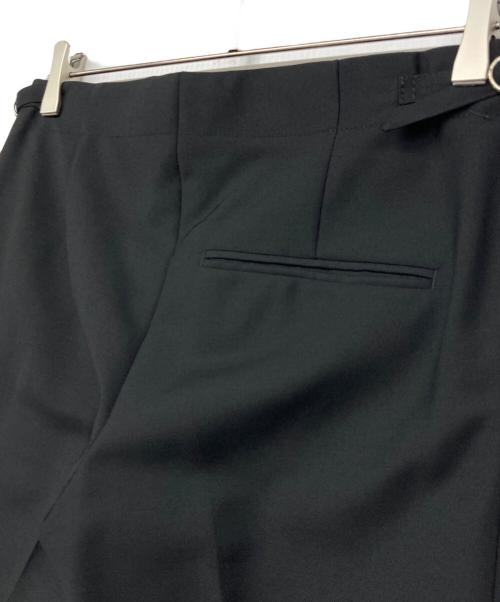 ALEXANDER McQUEEN（アレキサンダーマックイーン）ALEXANDER McQUEEN (アレキサンダーマックイーン) モヘアブレンドスラックス ブラック サイズ:44の古着・服飾アイテム