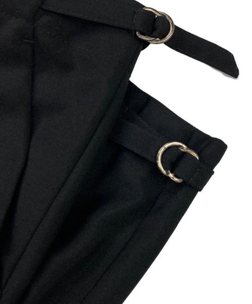 ALEXANDER McQUEEN（アレキサンダーマックイーン）ALEXANDER McQUEEN (アレキサンダーマックイーン) モヘアブレンドスラックス ブラック サイズ:44の古着・服飾アイテム