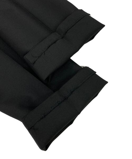 ALEXANDER McQUEEN（アレキサンダーマックイーン）ALEXANDER McQUEEN (アレキサンダーマックイーン) モヘアブレンドスラックス ブラック サイズ:44の古着・服飾アイテム