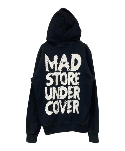 UNDERCOVER（アンダーカバー）UNDERCOVER (アンダーカバー) MAD STORE プリントーフーディー ブラック サイズ:4の古着・服飾アイテム