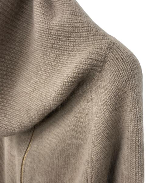 HER LIP TO（ハーリップトゥ）HER LIP TO (ハーリップトゥ) Big Collar Knit Top ベージュ サイズ:Fの古着・服飾アイテム