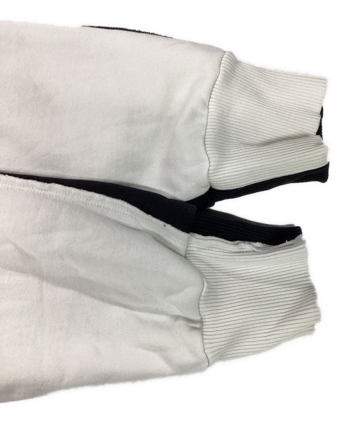 DIESEL（ディーゼル）DIESEL (ディーゼル) プルオーバーパーカー ホワイト×ブラック サイズ:XXLの古着・服飾アイテム