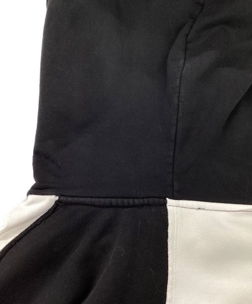 DIESEL（ディーゼル）DIESEL (ディーゼル) プルオーバーパーカー ホワイト×ブラック サイズ:XXLの古着・服飾アイテム