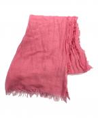 ASAUCE MELERアソースメレ）の古着「レーヨンリネンシルクストール」｜ピンク