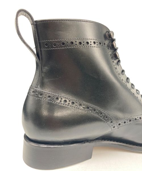 Jalan Sriwijaya（ジャランスリウァヤ）Jalan Sriwijaya (ジャランスリウァヤ) レースアップブーツ ブラック サイズ:4の古着・服飾アイテム