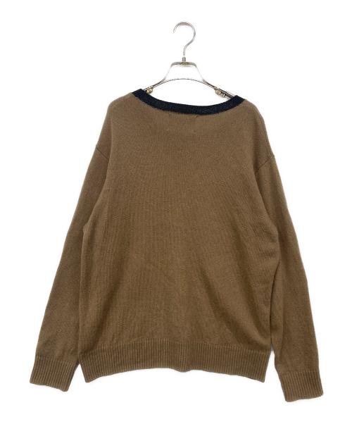 MHL（エムエイチエル）MHL (エムエイチエル) WASHABLE DRY WOOL KNIT/ウォッシャブルドライウールニット ベージュ サイズ:Mの古着・服飾アイテム