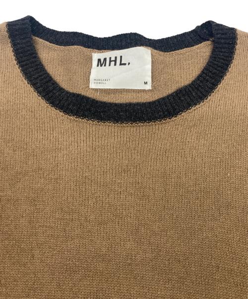 MHL（エムエイチエル）MHL (エムエイチエル) WASHABLE DRY WOOL KNIT/ウォッシャブルドライウールニット ベージュ サイズ:Mの古着・服飾アイテム