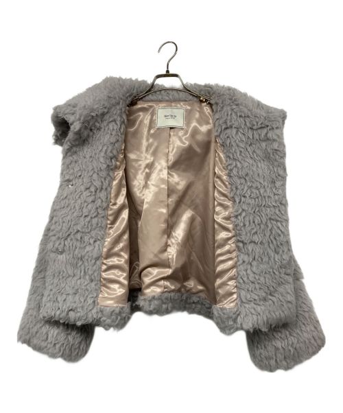 HER LIP TO（ハーリップトゥ）HER LIP TO (ハーリップトゥ) Bruxelles Wool-Blend Coat/ブリュッセルウールブレンドコート グレー サイズ:Sの古着・服飾アイテム