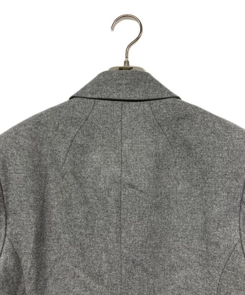 Mame Kurogouchi（マメクロゴウチ）Mame Kurogouchi (マメクロゴウチ) Wool Flannel Oversized Double Breasted Jacket グレー サイズ:2 未使用品の古着・服飾アイテム