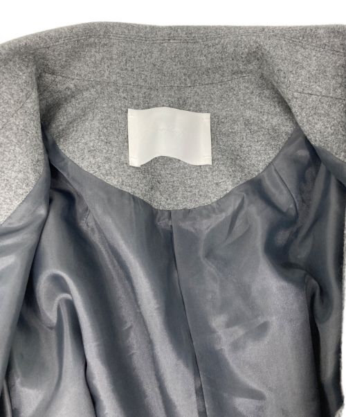 Mame Kurogouchi（マメクロゴウチ）Mame Kurogouchi (マメクロゴウチ) Wool Flannel Oversized Double Breasted Jacket グレー サイズ:2 未使用品の古着・服飾アイテム