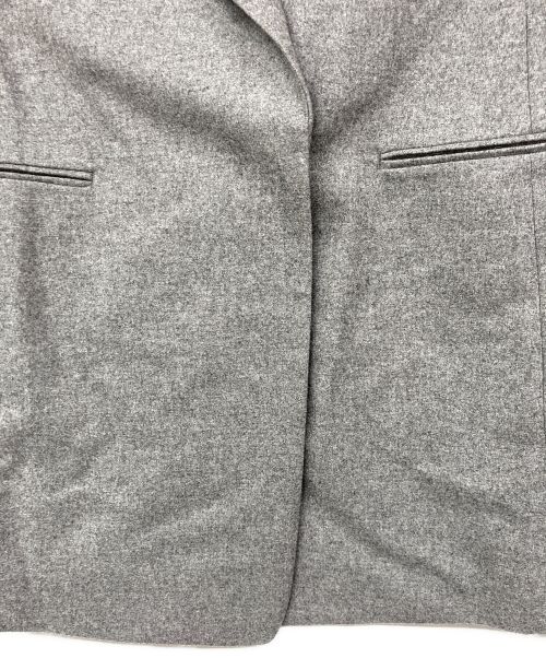 Mame Kurogouchi（マメクロゴウチ）Mame Kurogouchi (マメクロゴウチ) Wool Flannel Oversized Double Breasted Jacket グレー サイズ:2 未使用品の古着・服飾アイテム