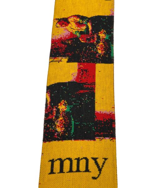 MONTMARTRE NEW YORK（モンマルトル ニューヨーク）Montmartre New York (モンマルトル ニューヨーク) Montmartre New York Burning Scarf イエローの古着・服飾アイテム