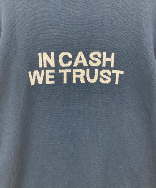 BlackEyePatch（ブラックアイパッチ）BlackEyePatch (ブラックアイパッチ) ロゴニット ネイビー サイズ:Lの古着・服飾アイテム