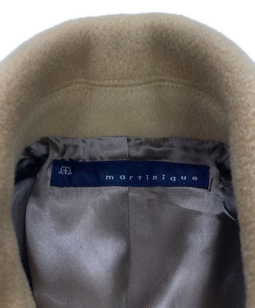martinique（マルティニーク）martinique (マルティニーク) ショートビーバーPコート ベージュ サイズ:記載なしの古着・服飾アイテム