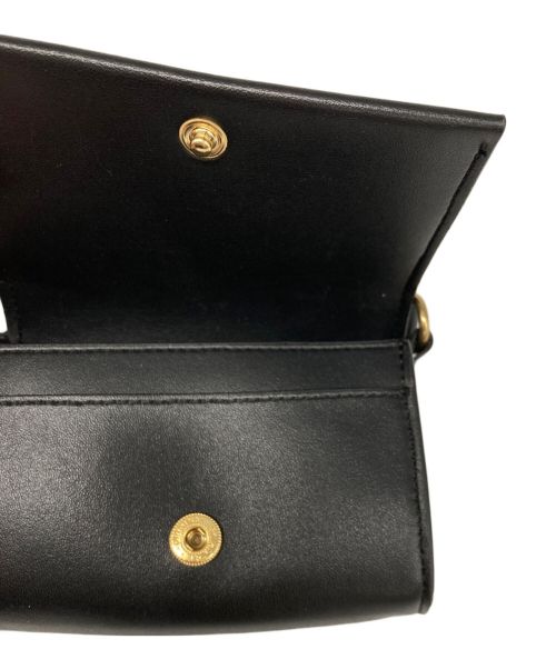 STELLA McCARTNEY（ステラマッカートニー）STELLA McCARTNEY (ステラマッカートニー) ショルダーカードホルダー ブラックの古着・服飾アイテム