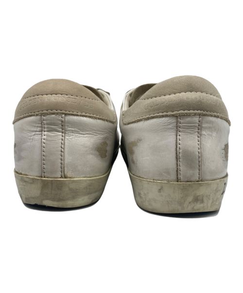 GOLDEN GOOSE（ゴールデングース）GOLDEN GOOSE (ゴールデングース) ローカットスニーカー ホワイト×ブルー サイズ:36の古着・服飾アイテム