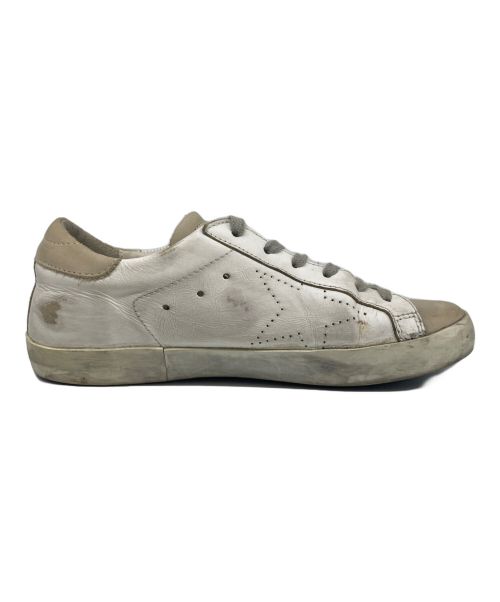 GOLDEN GOOSE（ゴールデングース）GOLDEN GOOSE (ゴールデングース) ローカットスニーカー ホワイト×ブルー サイズ:36の古着・服飾アイテム