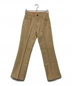 Prelovedプレラブド）の古着「センタープレスパンツ」｜ベージュ