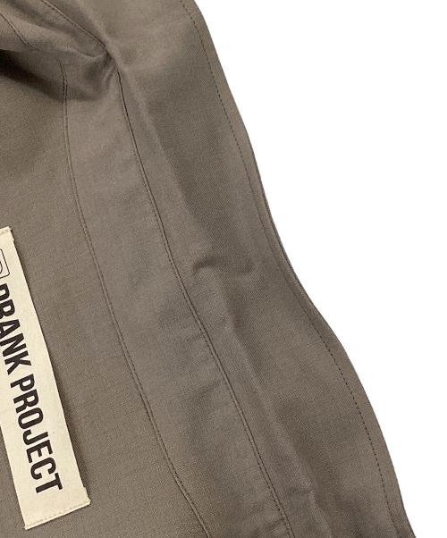 PRANK PROJECT（プランクプロジェクト）PRANK PROJECT (プランクプロジェクト) Worsted Asymmetry Slit Over Shirt/ウーステッドアシメスリットオーバーシャツ ベージュ サイズ:FREEの古着・服飾アイテム