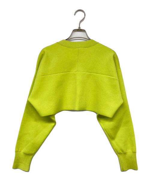 Venit（ヴェニット）Venit (ヴェニット) DOUBLE FACE KNIT CARDIGAN イエロー サイズ:38の古着・服飾アイテム