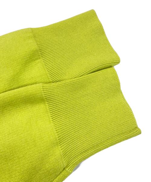 Venit（ヴェニット）Venit (ヴェニット) DOUBLE FACE KNIT CARDIGAN イエロー サイズ:38の古着・服飾アイテム