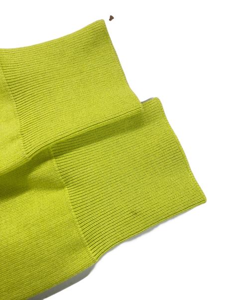 Venit（ヴェニット）Venit (ヴェニット) DOUBLE FACE KNIT CARDIGAN イエロー サイズ:38の古着・服飾アイテム