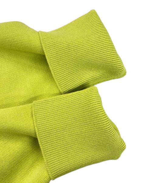 Venit（ヴェニット）Venit (ヴェニット) DOUBLE FACE KNIT CARDIGAN イエロー サイズ:38の古着・服飾アイテム