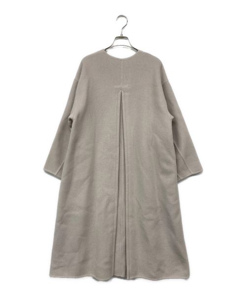 FRAY ID（フレイ アイディー）FRAY ID (フレイ アイディー) カシミヤ混BALLIリバーコート ピンクの古着・服飾アイテム