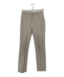 MaxMara（マックスマーラ）の古着「ビスコース ジャージー クロップドパンツ」｜ベージュ
