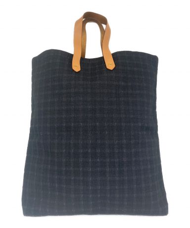 中古・古着通販】HERMES (エルメス) アメダバGM/トートバッグ ネイビー 
