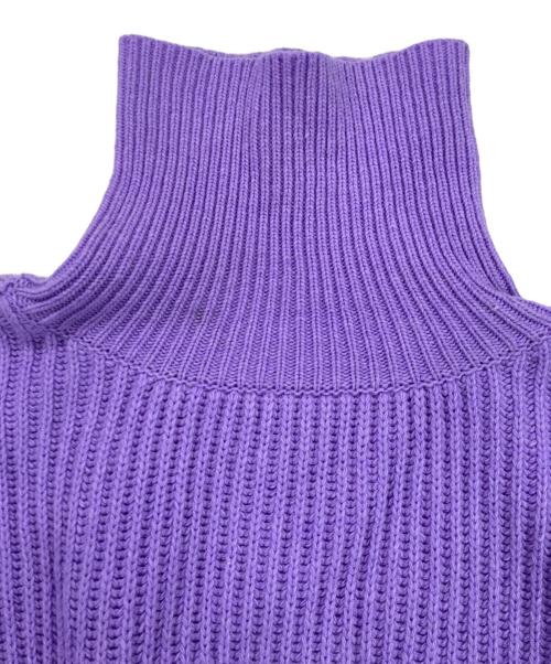 soduk（スドーク）soduk (スドーク) hole knit/ホールニット パープル サイズ:記載なしの古着・服飾アイテム
