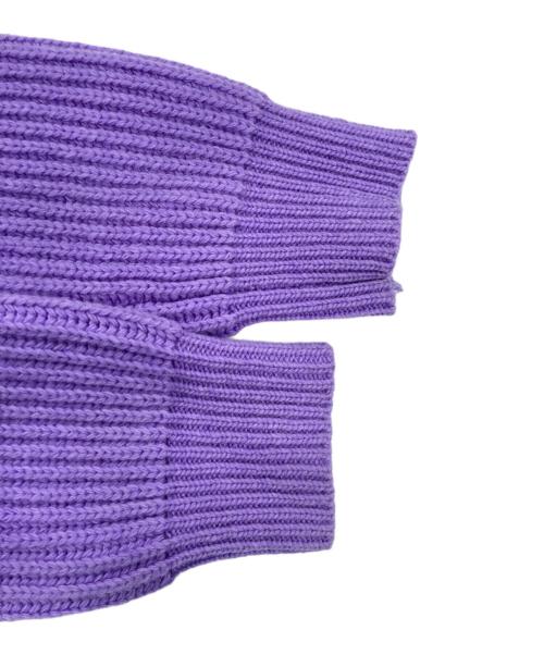 soduk（スドーク）soduk (スドーク) hole knit/ホールニット パープル サイズ:記載なしの古着・服飾アイテム