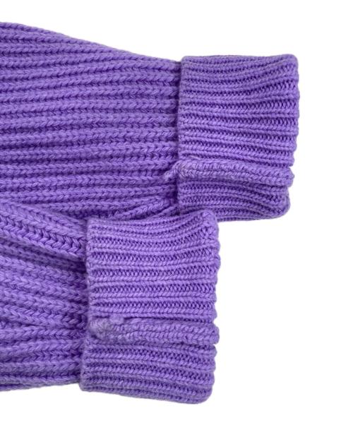 soduk（スドーク）soduk (スドーク) hole knit/ホールニット パープル サイズ:記載なしの古着・服飾アイテム