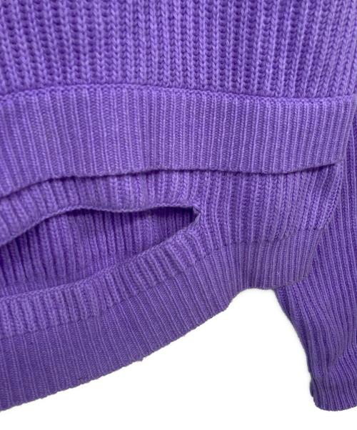 soduk（スドーク）soduk (スドーク) hole knit/ホールニット パープル サイズ:記載なしの古着・服飾アイテム