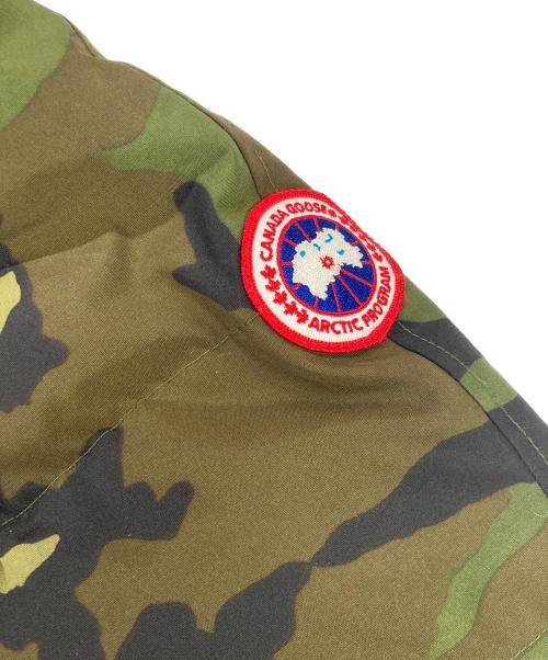 CANADA GOOSE（カナダグース）CANADA GOOSE (カナダグース) Savona Bomber /ダウンジャケット カーキ サイズ:Sの古着・服飾アイテム