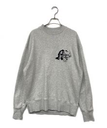MSGM（エムエスジーエム）の古着「マスコットエンブレム スウェットシャツ」｜グレー