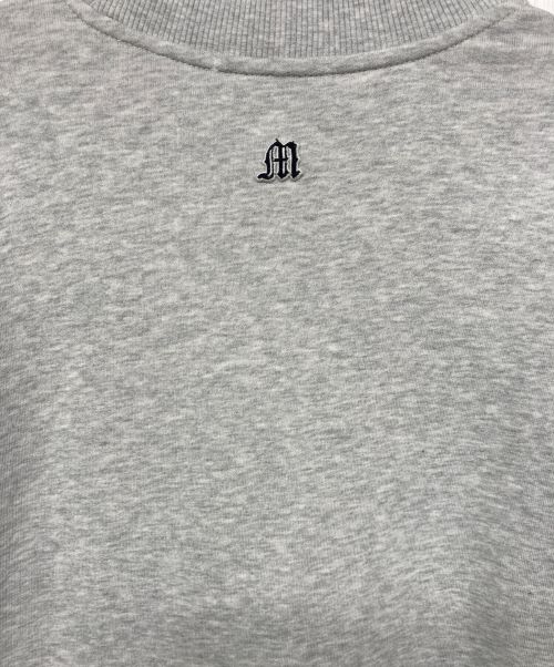 MSGM（エムエスジーエム）MSGM (エムエスジーエム) マスコットエンブレム スウェットシャツ グレー サイズ:Sの古着・服飾アイテム