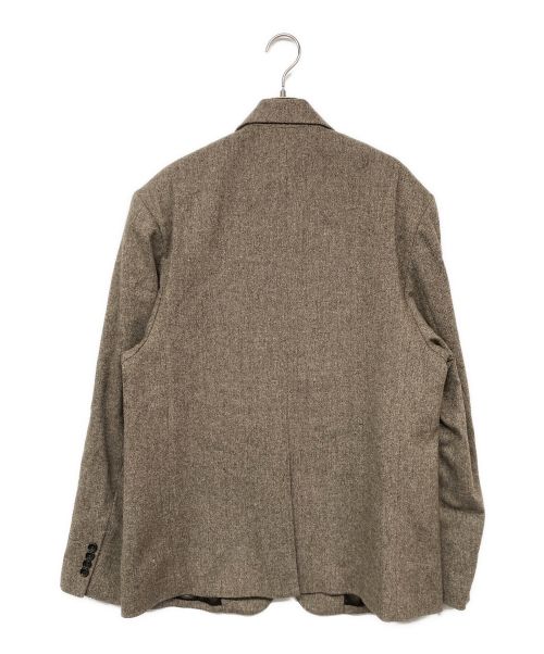 M TO R（ムウトアール）M TO R (ムウトアール) BOXY SINGLE BREASTED JACKET/ボクシーシングルブレステッドジャケット ブラウン サイズ:40 未使用品の古着・服飾アイテム