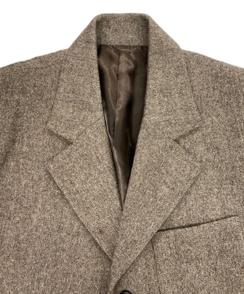 M TO R（ムウトアール）M TO R (ムウトアール) BOXY SINGLE BREASTED JACKET/ボクシーシングルブレステッドジャケット ブラウン サイズ:40 未使用品の古着・服飾アイテム