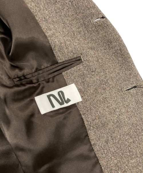 M TO R（ムウトアール）M TO R (ムウトアール) BOXY SINGLE BREASTED JACKET/ボクシーシングルブレステッドジャケット ブラウン サイズ:40 未使用品の古着・服飾アイテム