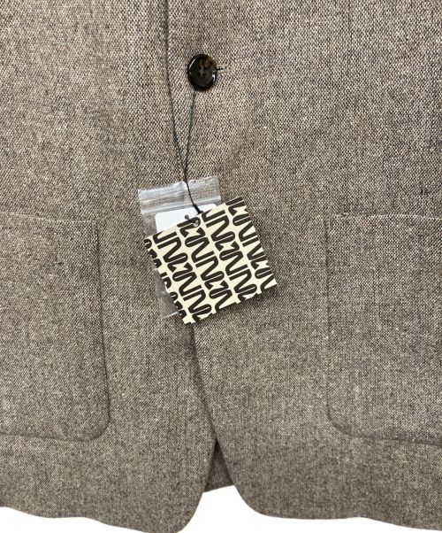 M TO R（ムウトアール）M TO R (ムウトアール) BOXY SINGLE BREASTED JACKET/ボクシーシングルブレステッドジャケット ブラウン サイズ:40 未使用品の古着・服飾アイテム