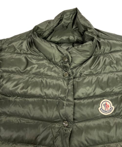 MONCLER（モンクレール）MONCLER (モンクレール) LIANE GILET/ダウンベスト グリーン サイズ:1の古着・服飾アイテム
