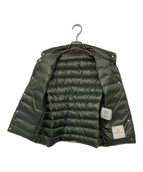 MONCLER（モンクレール）MONCLER (モンクレール) LIANE GILET/ダウンベスト グリーン サイズ:1の古着・服飾アイテム