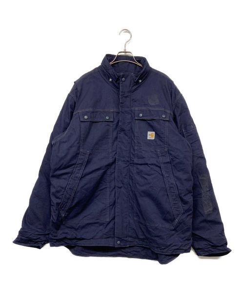 CarHartt（カーハート）CarHartt (カーハート) バック刺繍ワークジャケット ネイビー サイズ:XLの古着・服飾アイテム