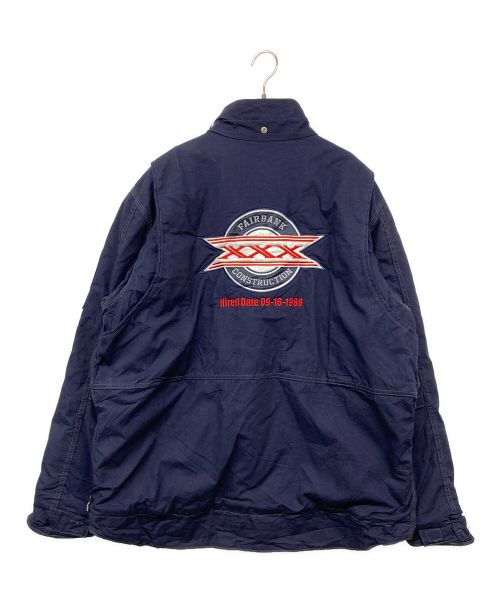 CarHartt（カーハート）CarHartt (カーハート) バック刺繍ワークジャケット ネイビー サイズ:XLの古着・服飾アイテム