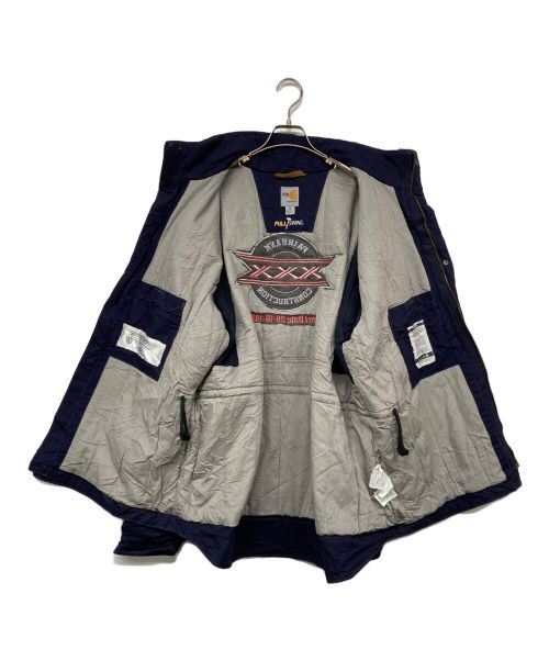 CarHartt（カーハート）CarHartt (カーハート) バック刺繍ワークジャケット ネイビー サイズ:XLの古着・服飾アイテム
