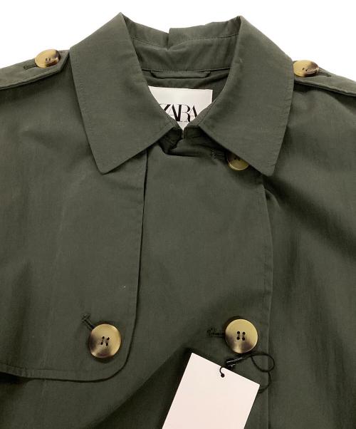 ZARA（ザラ）ZARA (ザラ) ロング ベルト ベストワンピース カーキ サイズ:S 未使用品の古着・服飾アイテム